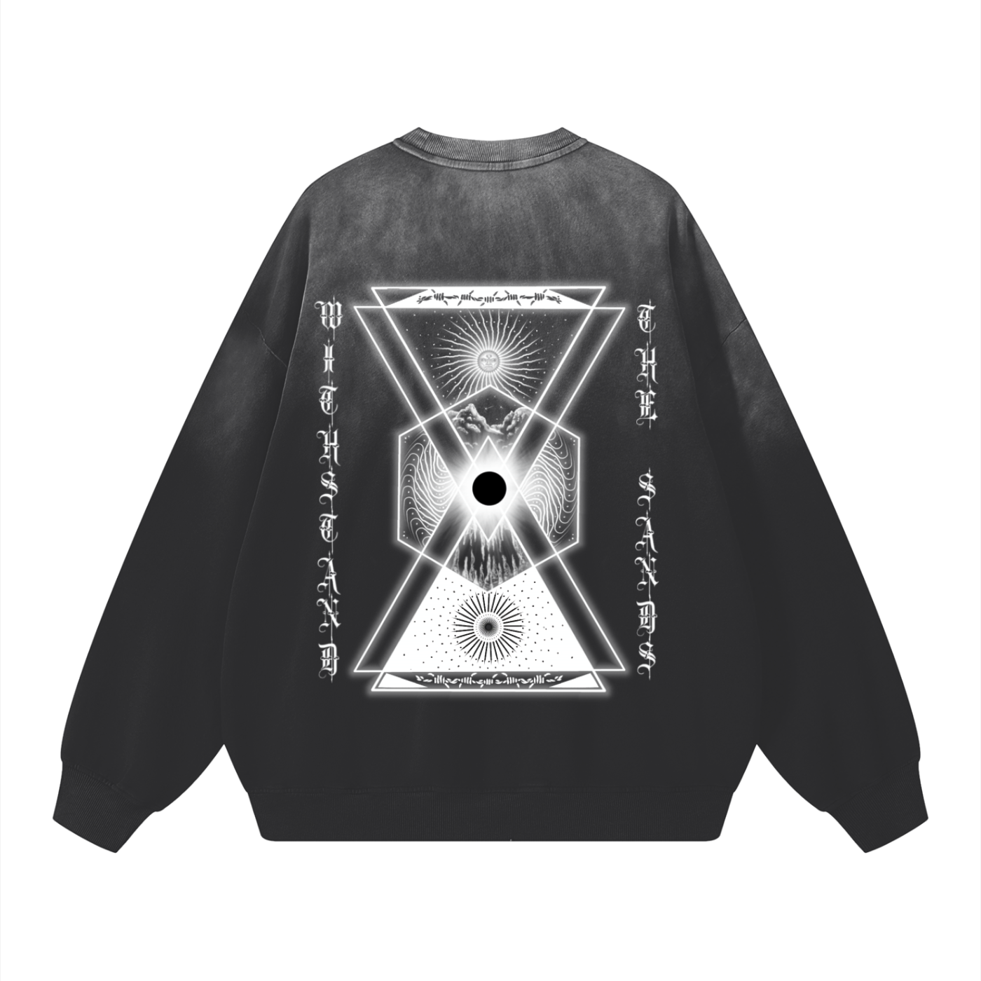 Sunfade Drop-Shoulder Cotton Sweatshirt