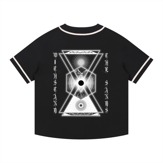 Contrast Piped Button-Up Jersey