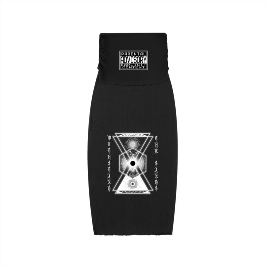 Dyed Washed Straight Hip-Hugging Slim Maxi Skirt