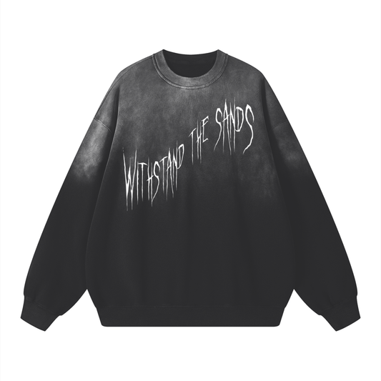 Sunfade Drop-Shoulder Cotton Sweatshirt