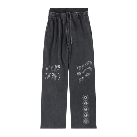 Vintage Washed Waist Pants