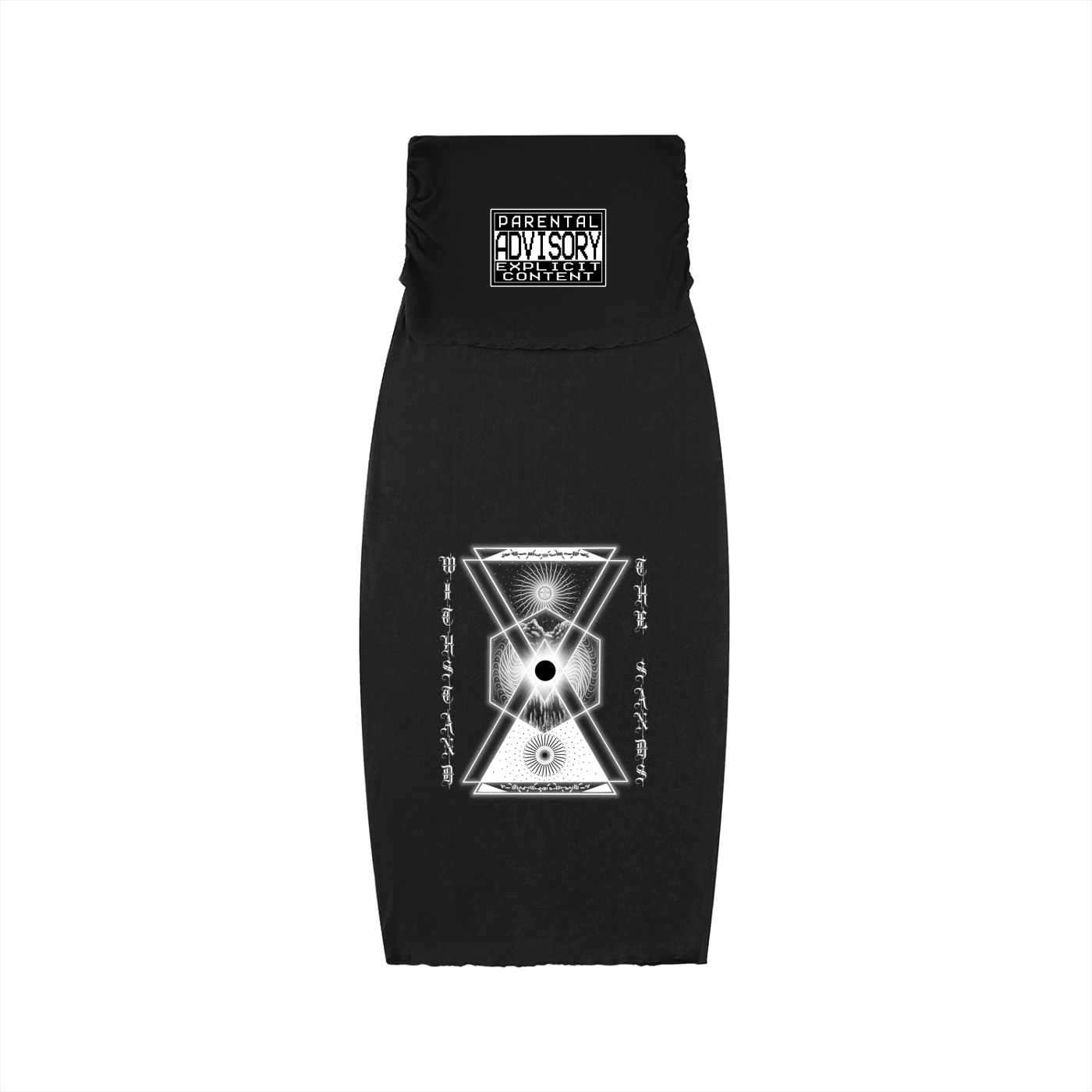 Dyed Washed Straight Hip-Hugging Slim Maxi Skirt
