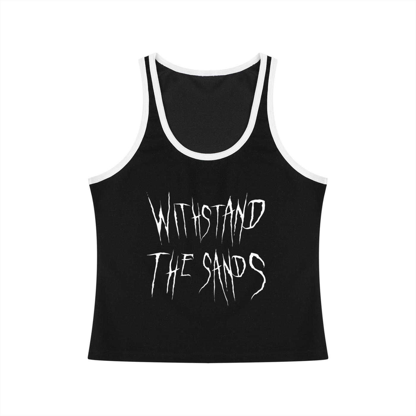 Women's Color Block Cropped Tank Top