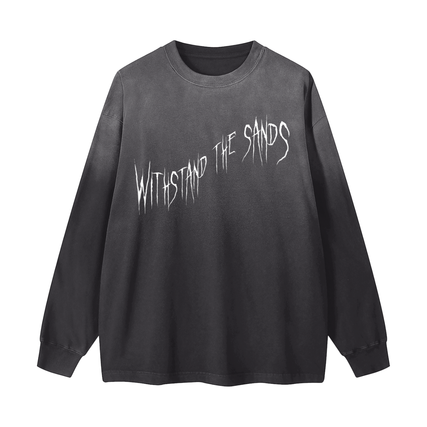 Gradient Washed Long Sleeve T-Shirt