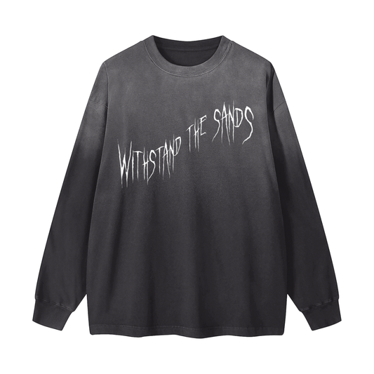 Gradient Washed Long Sleeve T-Shirt