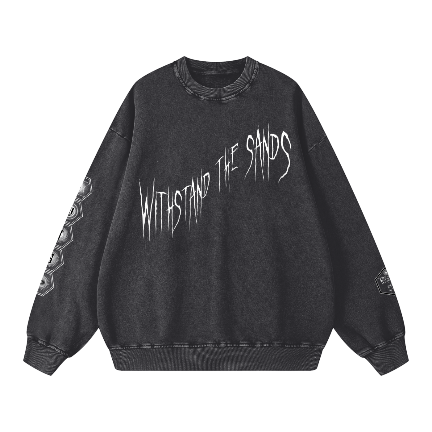 Snow Washed Oversized Sweatshirt