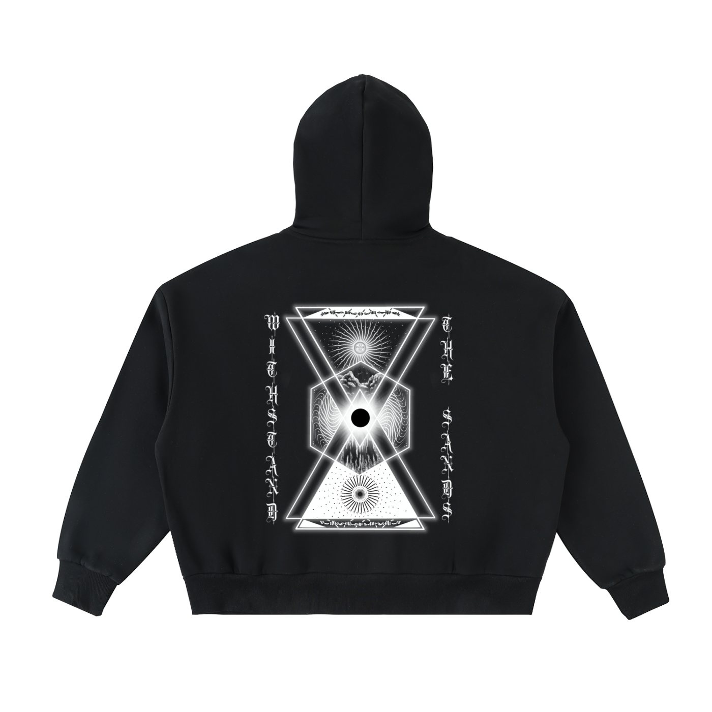 Fleeced Full-Zip Boxy Hoodie