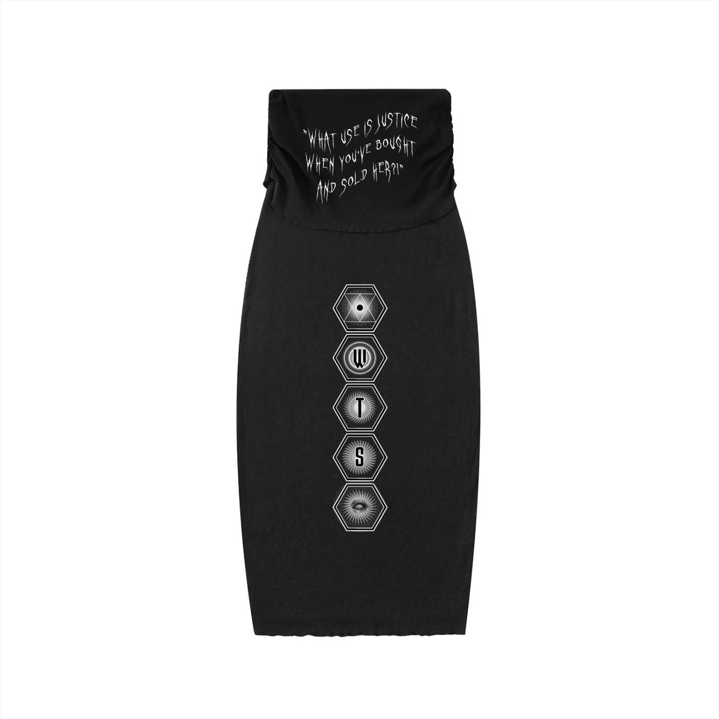 Dyed Washed Straight Hip-Hugging Slim Maxi Skirt
