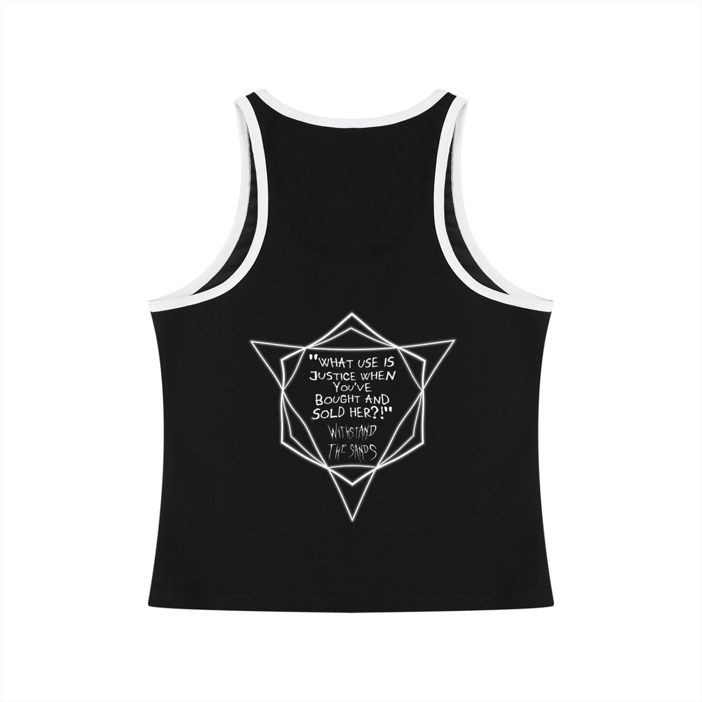 Women's Color Block Cropped Tank Top