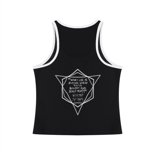 Women's Color Block Cropped Tank Top