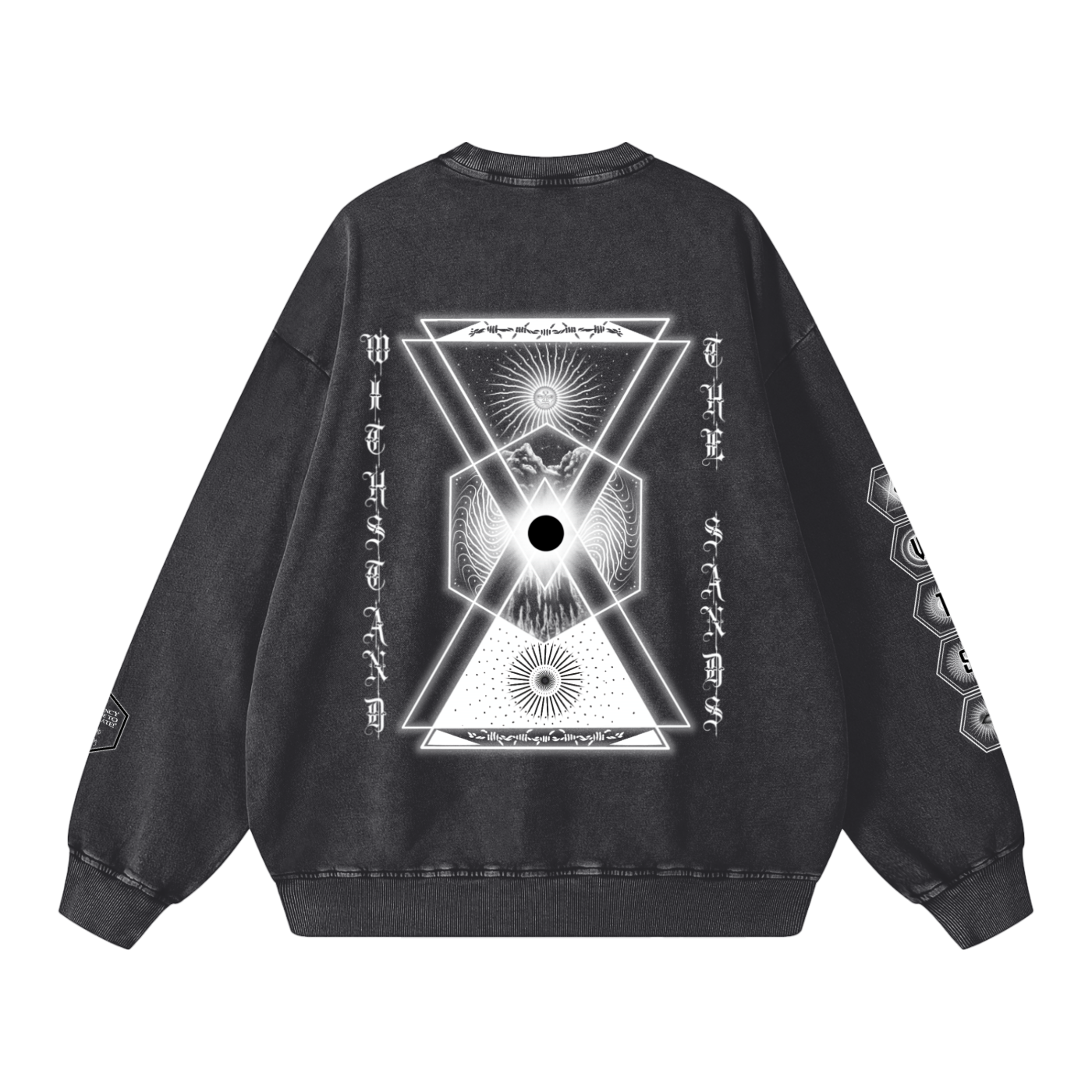 Snow Washed Oversized Sweatshirt