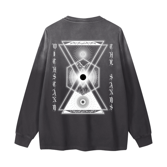 Gradient Washed Long Sleeve T-Shirt