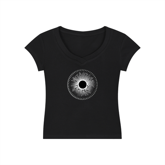 Essential V-Neck Bodycon T-Shirt